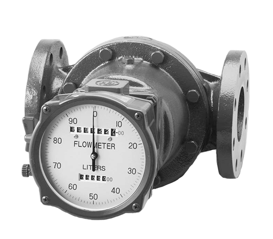 Positive displacement flow meter